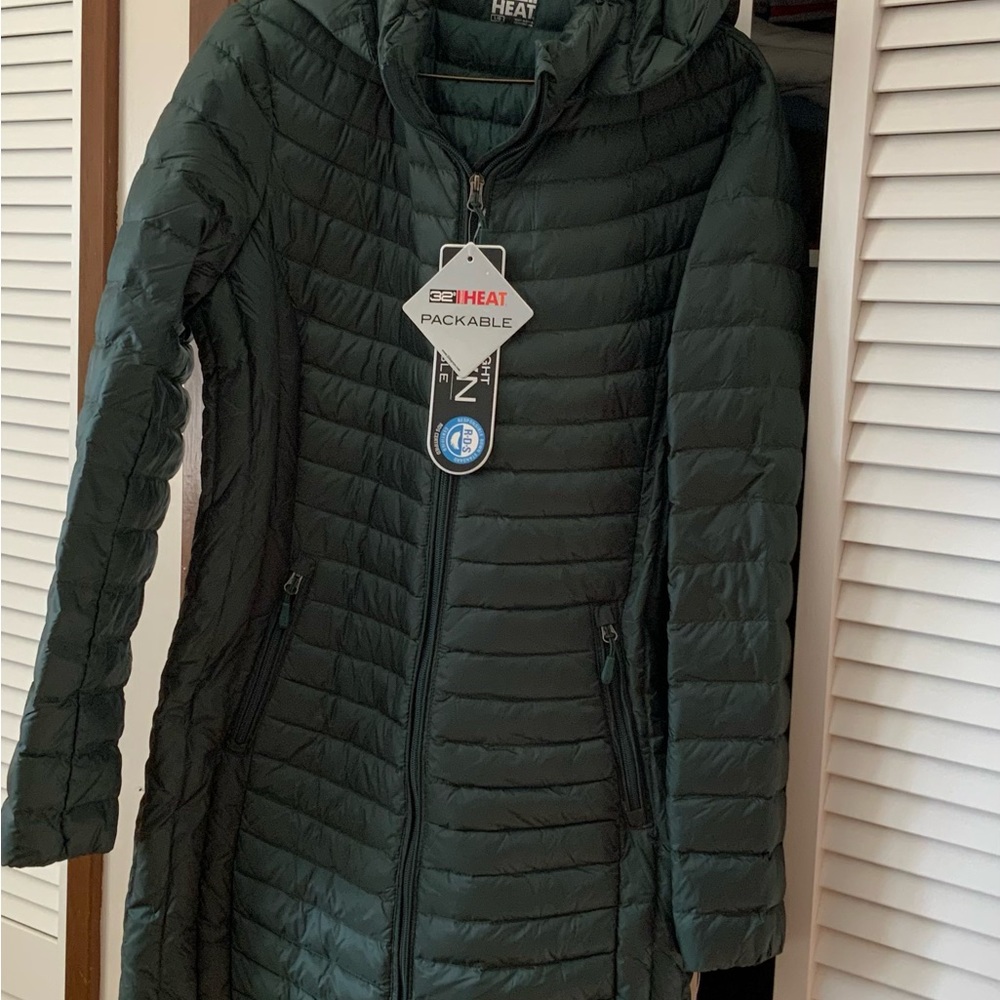 32 degrees packable puffer coat